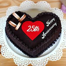Chocolaty 25th Anniversary Cakes
