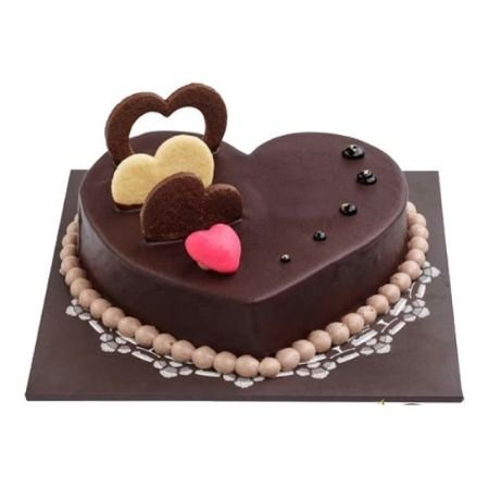 Heart shape Chocolate Cake