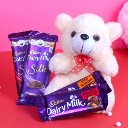 Lovely Teddy and Cadbury Silk