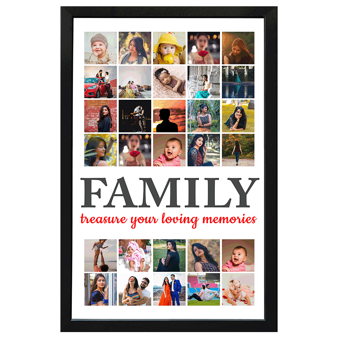 Family Treasures Collage Frame