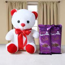 Soft Teddy with Cadbury Silk