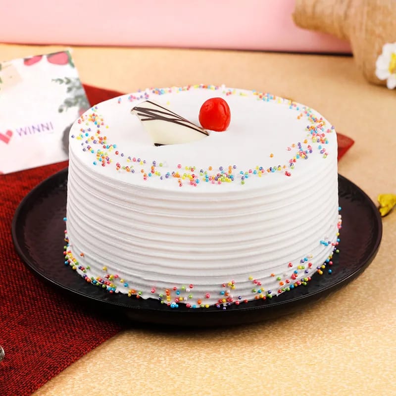 Colourful Vanilla Cake