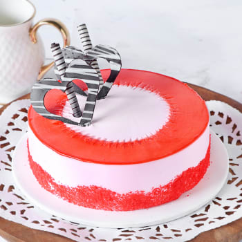 Exotic Strawberry Cake