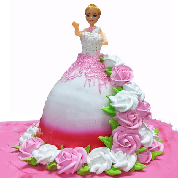 Floral Barbie Cake