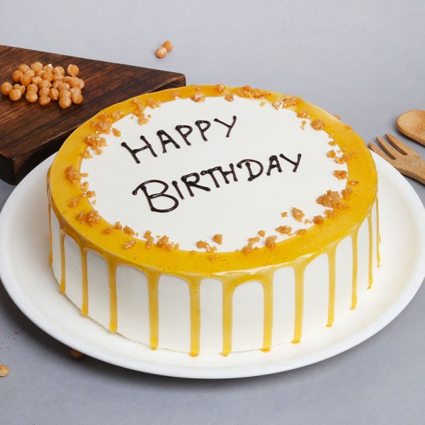 Butterscotch Birthday Cake