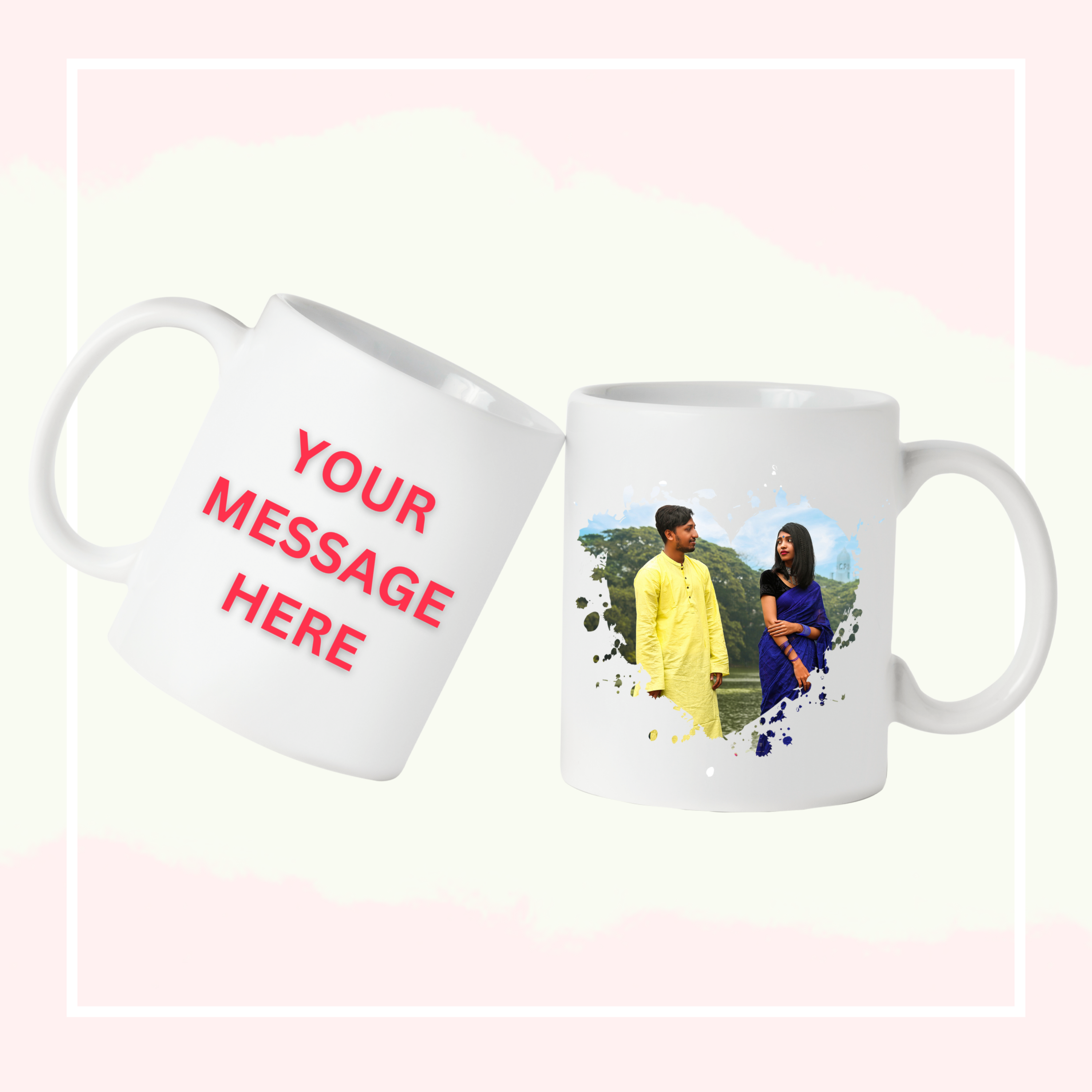Custom couple mug